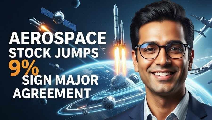Aerospace Stock Jump Sign Big Agreement