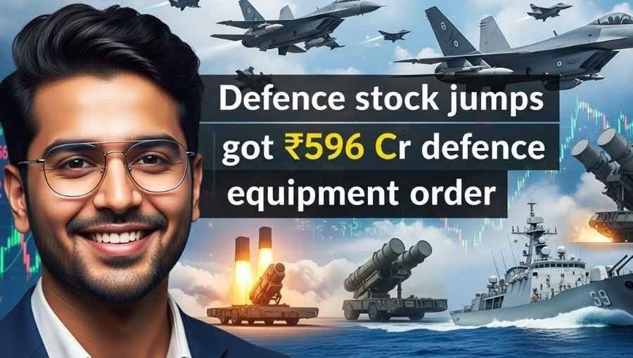 Defence stock jumps got 596 Cr Order